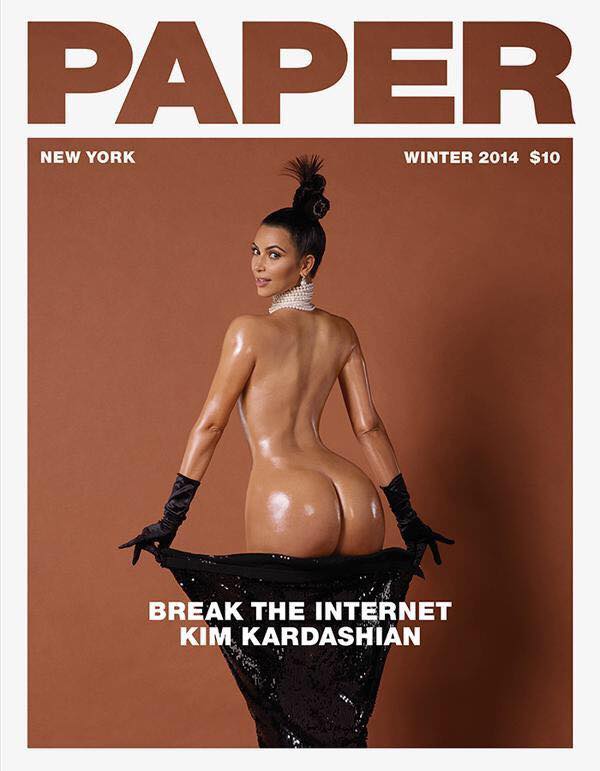 Kim Kardashian naked