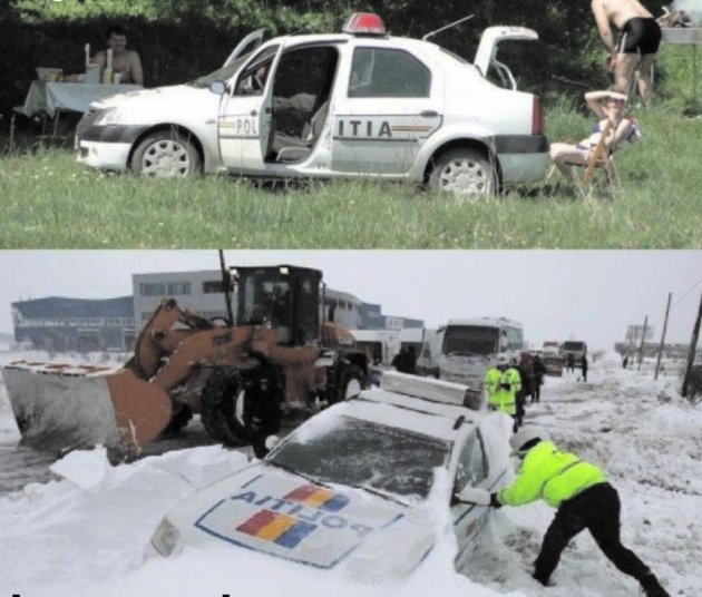 Politia la cele 2 extreme