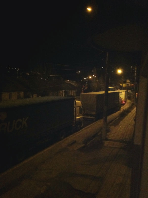 trafic blocat Comarnic1