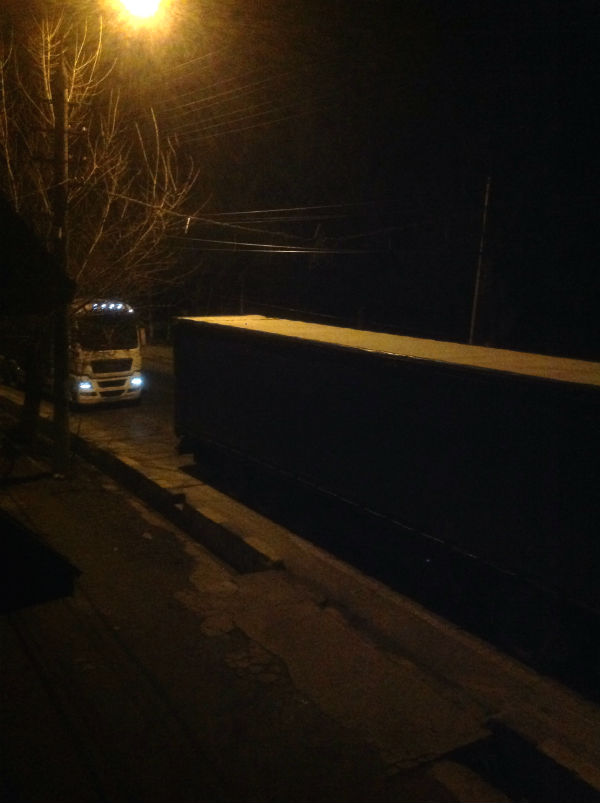 trafic blocat Comarnic2