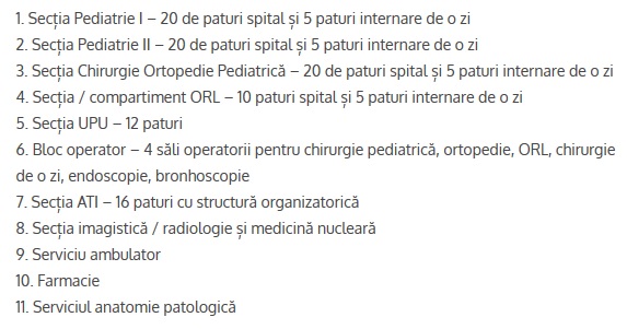 structura viitoare a Spitalului Pediatrie Ploiesti