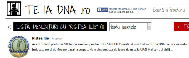 denunta Ristea Ilie
