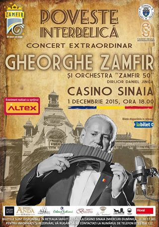 Zamfir la Casino Sinaia