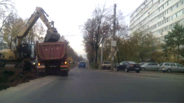 lucrari Soseaua Vestului Ploiesti tramvai 102