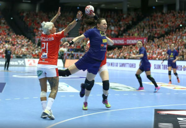 Romania - Danemarca - handbal CM 29015 - calificare semifinala