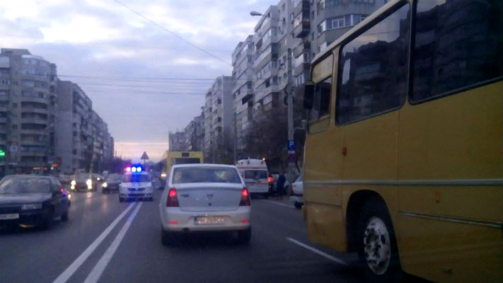 accident bdul Bucuresti