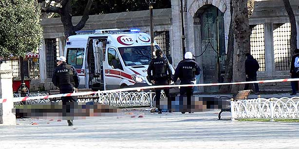 Explosion in central Istanbul Sultanahmet