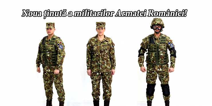 noi costume militari Romania