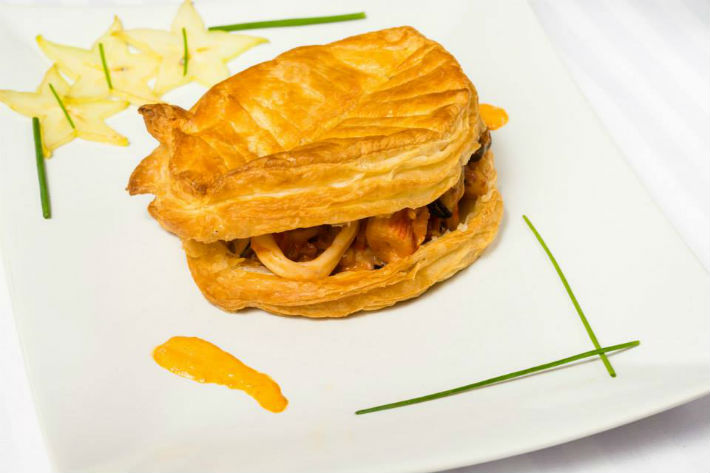 Bistro Boema - fructe de mare in foietaj