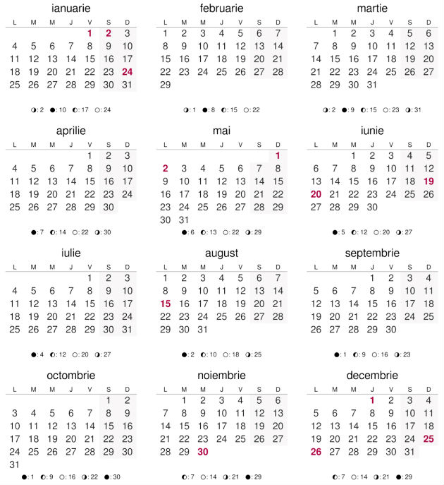 Calendar-2016-zile-libere
