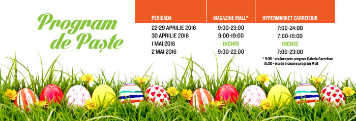 Program functionare Ploiesti Shopping City