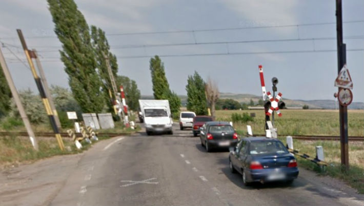 circulatie blocata trecerea CFR Albesti Paleologu