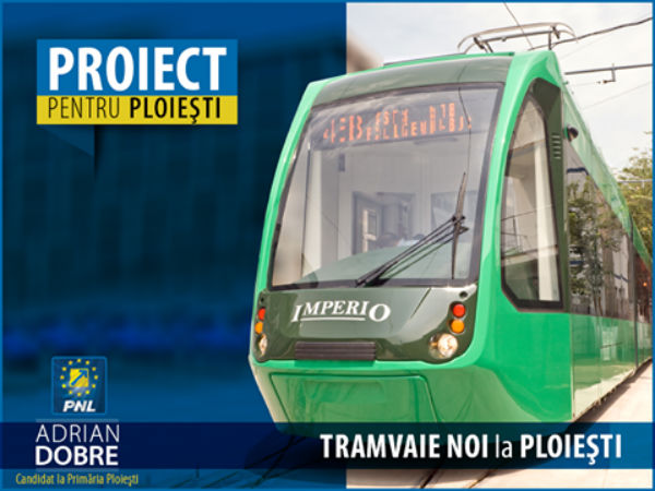 Adrian Dobre candidatul PNL Ploiesti problema tramvaie