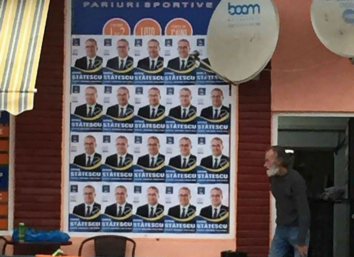 Afisaj electoral Baicoi