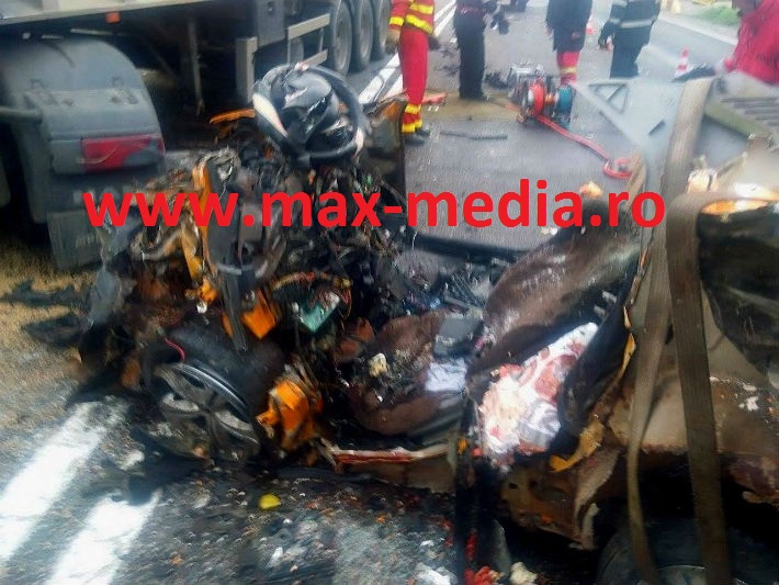 accident DN1 taxi - tir 2