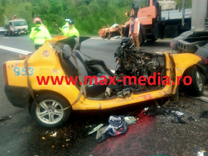 accident DN1 taxi - tir 3
