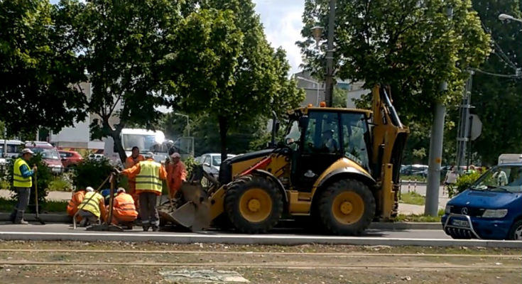 lucrari tramvai linia 102 Ploiesti