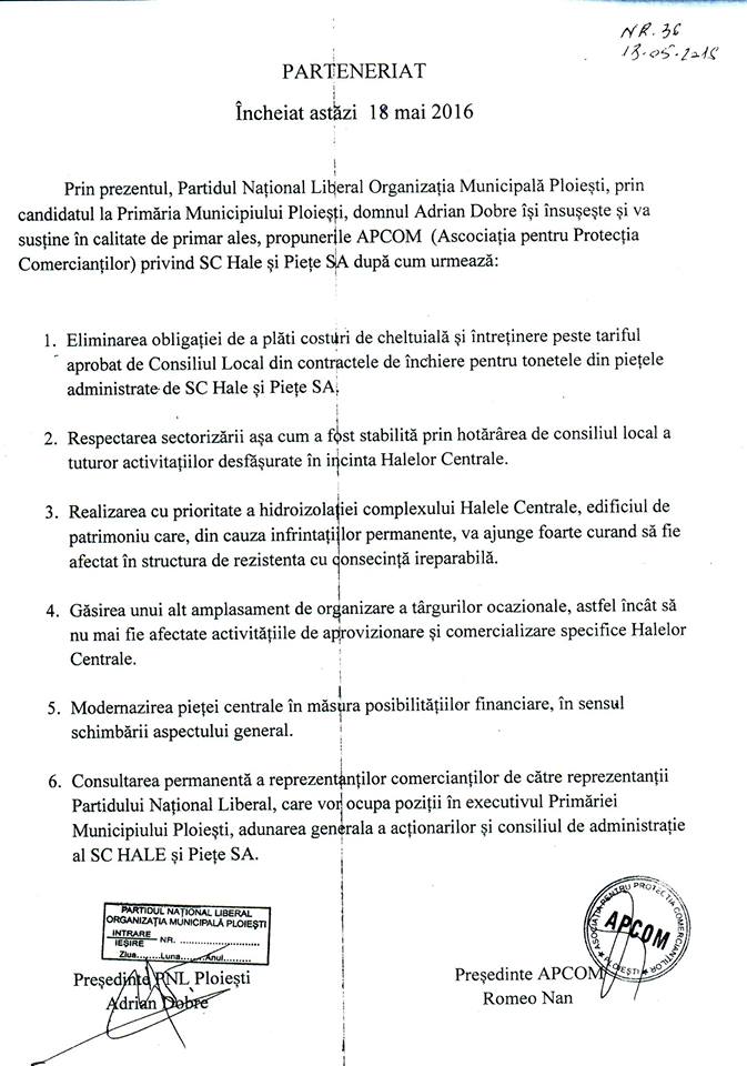 parteneriat Adrian Dobre - APCOM detalii