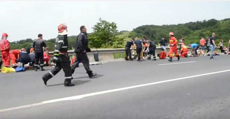 accident Brasov Persani 4 morti