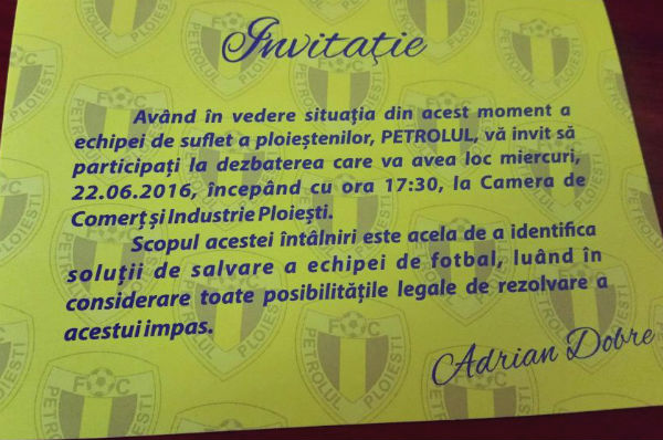 invitatie-petrolul