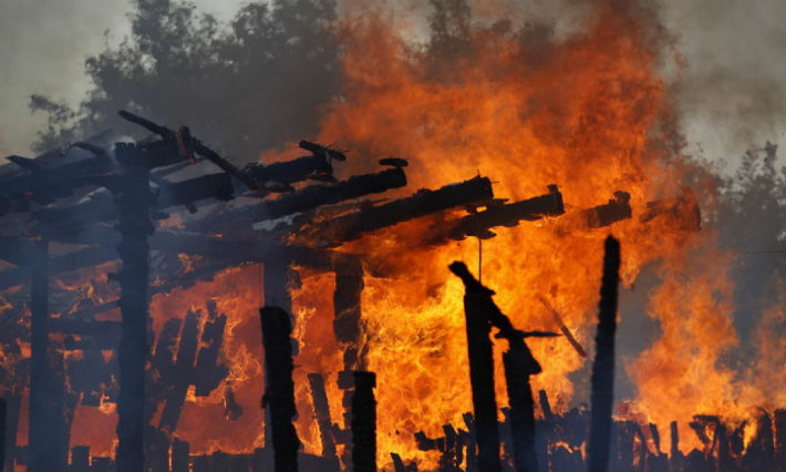 incendiu ferma