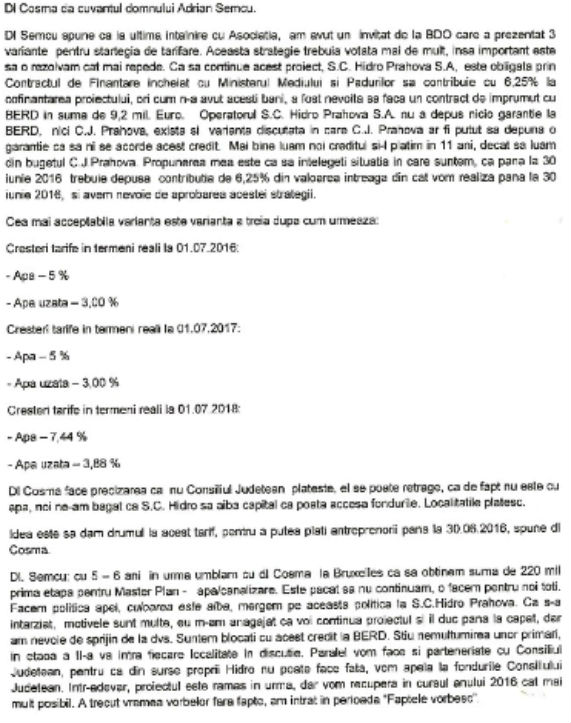 proces verbal ADI Prahova martie 2016
