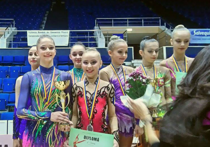 echipa gimnastica ritmica