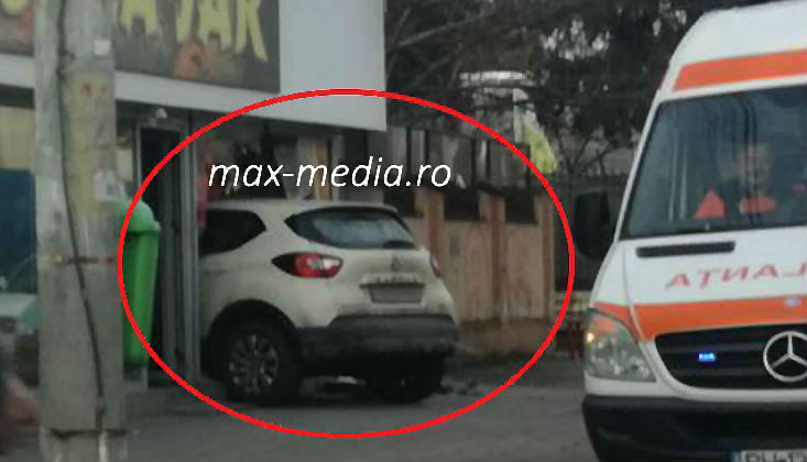 masina in magazin de pui pe jar Ploiesti