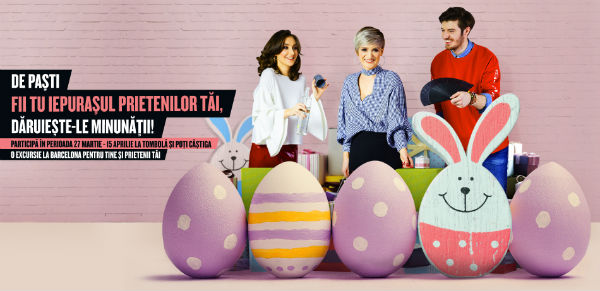 De Pasti fii tu iepurasul prietenilor tai