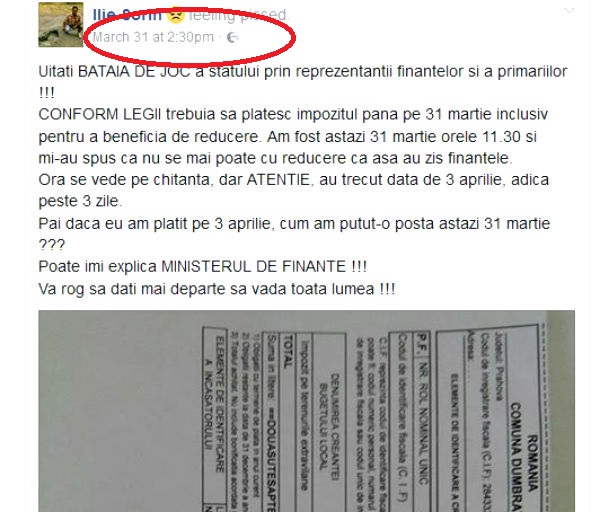 pacaleala primarie