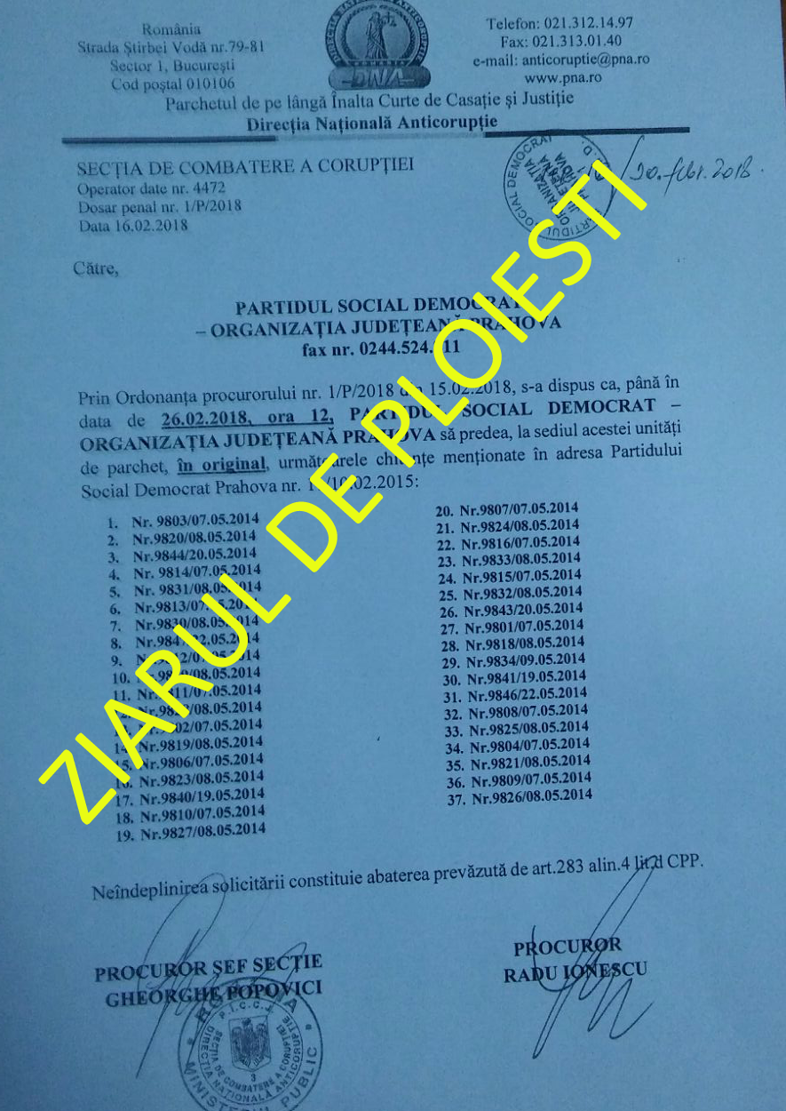 adresa DNA catre PSD Prahova copy