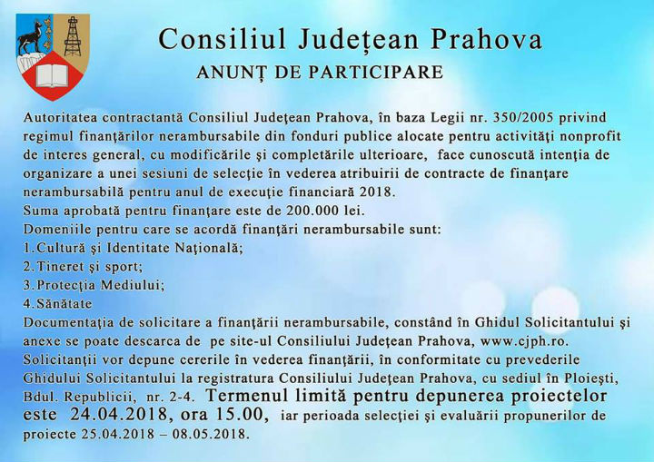 anunt CJ Prahova