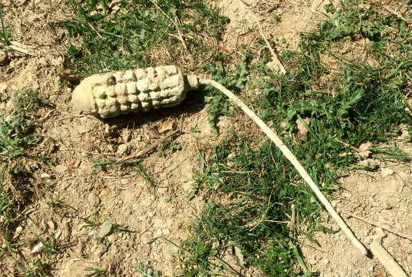 grenada antitanc in Muntii Bucegi